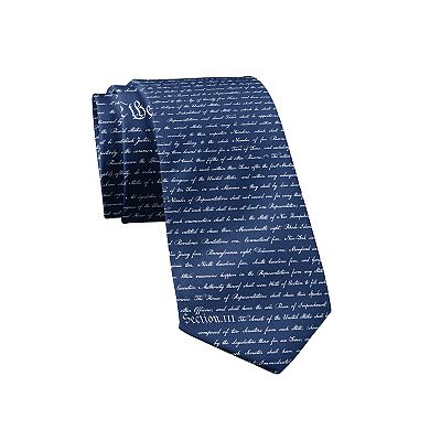 Constitution Patriotic Necktie American Novelty Tie for Men