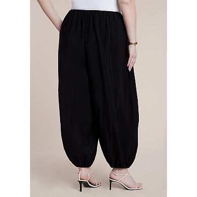 ELOQUII Women's Plus Size Dramatic Balloon Pants