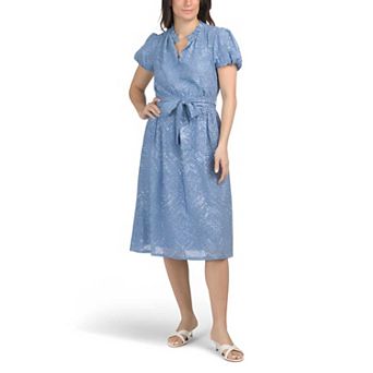 Feminine Sleeve Midi Dress