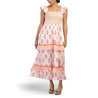 Soft Smocked Midi Dress