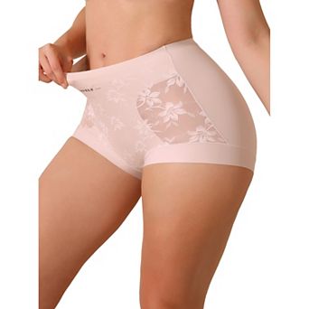Tummy Control Shapewear Panties for Women High Waist Lace Brief Bodyshaper