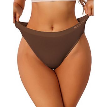 Women's Soft Mid Waisted Underwear Full Coverage Comfortable Panties Briefs