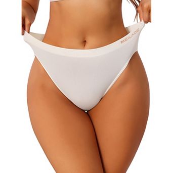 Women's Soft Mid Waisted Underwear Full Coverage Comfortable Panties Briefs