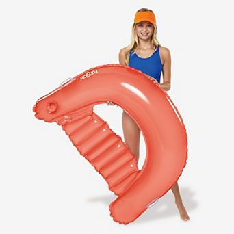 Funsicle Chill-Out Chair, 4ft Inflatable Pool Float with Cup Holder, Pink, Age 14 & up