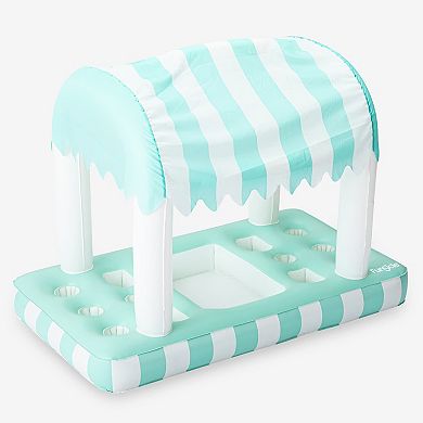 Funsicle Sip & Float, 4ft Inflatable Pool Bar, Floating Cooler & Cup Holders, Age 14 & up