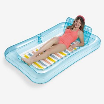 Funsicle Sunbeam Tanning Tub, 5.5ft Inflatable Lounge & Float, Age 14 and up