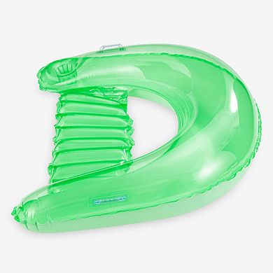 Funsicle Chill-Out Chair, 4ft Inflatable Pool Float with Cup Holder, Mint, Age 14 & up