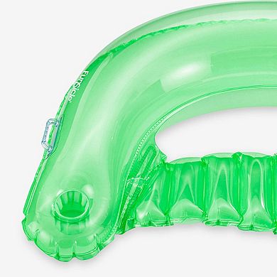 Funsicle Chill-Out Chair, 4ft Inflatable Pool Float with Cup Holder, Mint, Age 14 & up