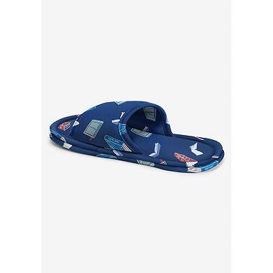 Dreams & Co. Plus Size Cotton Slipper