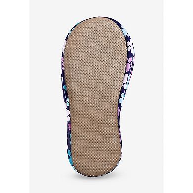 Dreams & Co. Plus Size Cotton Slipper