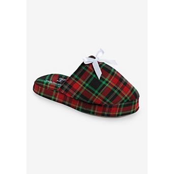 Dreams & Co. Plus Size Cotton Slipper