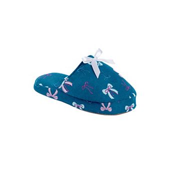 Dreams & Co. Plus Size Cotton Slipper