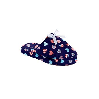 Dreams & Co. Plus Size Cotton Slipper