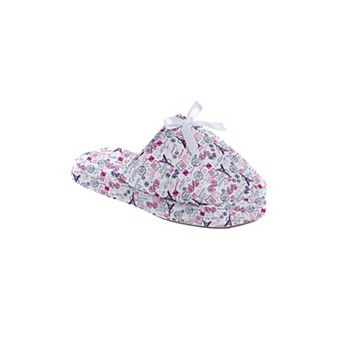 Dreams & Co. Plus Size Cotton Slipper