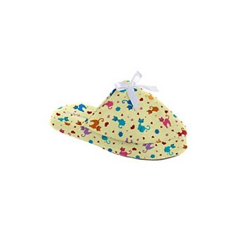 Dreams & Co. Plus Size Cotton Slipper