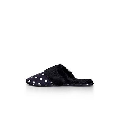 Avenue Women's Wide Width Ellie Print Slipper