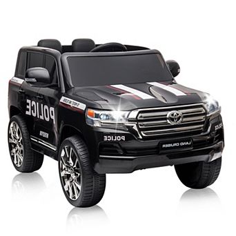 12V Kids Ride on Car, Electric Police Car Battery Powered Motorized Electric Vehicle, for Kids