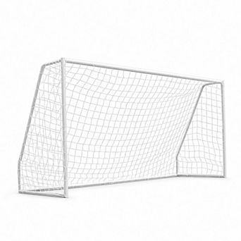 Training Soccer Goal 12x6 FT Heavy Duty Backyard Football Goal with Galvanized Steel Frame