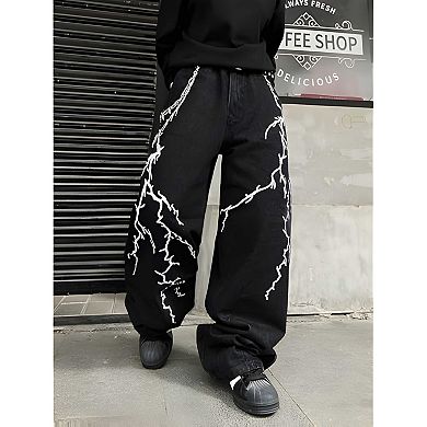 Mens Relaxed Fit Denim Pants