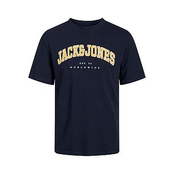 Jack And Jones Mens Varsity Cotton Plus T-Shirt