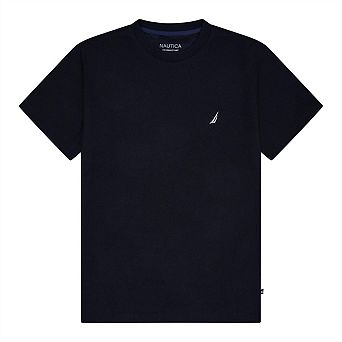 Nautica Mens Starboard Logo Crew Neck T-Shirt