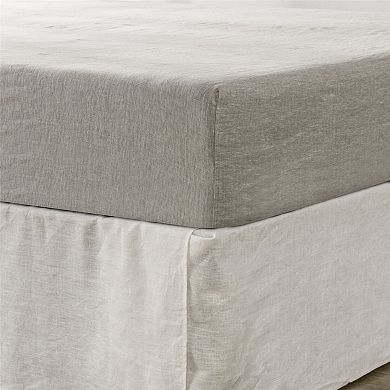 HomeRoots Ivory Linen California King Fitted sheet
