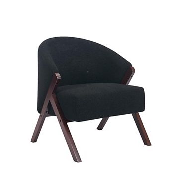 Mid Century Modern Accent Chair with Unique Leg Design for Living Room Bedroom