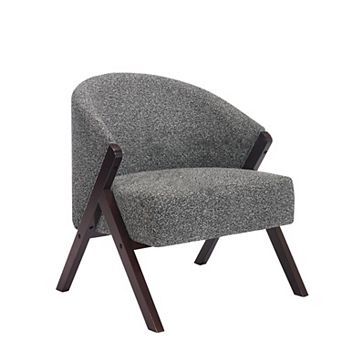 Mid Century Modern Accent Chair with Unique Leg Design for Living Room Bedroom