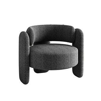 Fuzzy Lounge Chair Cloud Like Comfy Reading Nook Chair Modern Accent Chair
