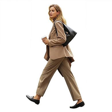Womens Casual Blazers Open Front Long Sleeve Work Office Suit Jackets