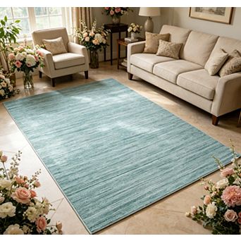 Area Rug Contemporary Area Rug for Living Room Modern Abstract Carpets Machine Washable Area Rug