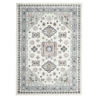 lxt-Area Rugs Vintage Area Rug Machine Washable Mark-Resistant Carpet Living Room