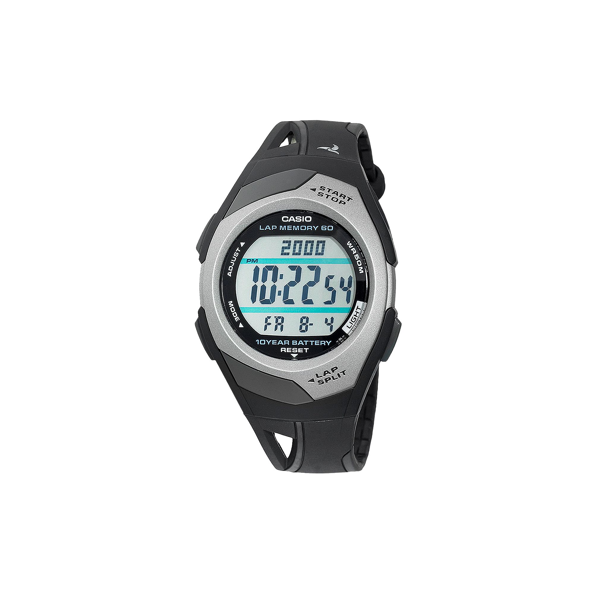 Casio Womens Runner Series 60-Lap Digital Chronograph Watch - STR300C-1V, 