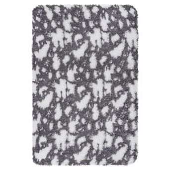 Fashionwu Non Slip Plush Floor Mat Soft Fluffy High Pile Rug Modern Shag Tie Dye Carpet Home Decor