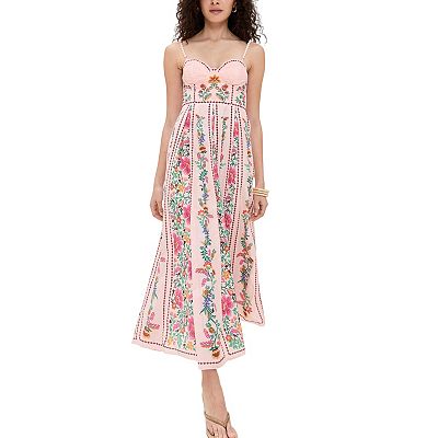 structured flowy maxi dress Flowy ruffled maxi dress Brown For Women