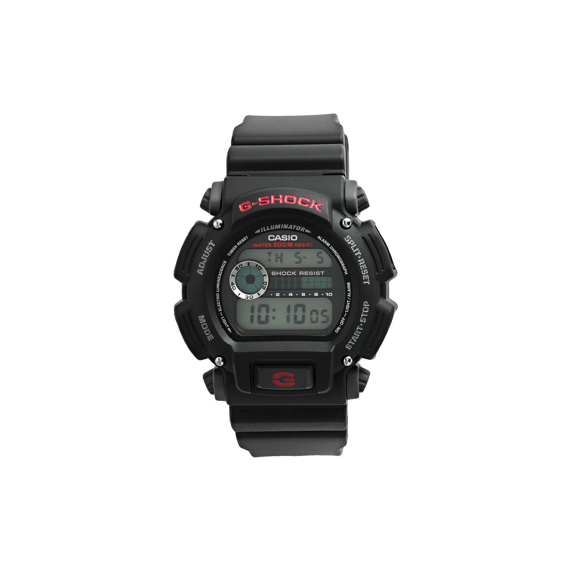 Casio Mens G-Shock Illuminator Digital Chronograph Watch - DW9052-1V, Mult
