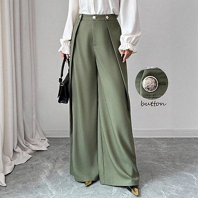 ladies side zip dress pants Women's Pants With Side Zipper