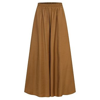 Womens Flowy Palazzo Pants Boho Bagyy Wide Leg High Elastic Waist Casual Loose Fit Lounge Pants