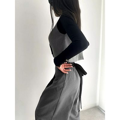 high waisted tie dress pants Womens Wide Leg Dress Pants High Waisted Adjustable Tie Knot Belted Flowy  Trousers Casual Loose Business Pants with Pockets Beige at Amazon Women's  Clothing store