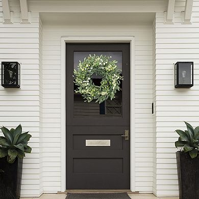 21 Inch Eucalyptus Wreath Greenery Berries Farmhouse Decor