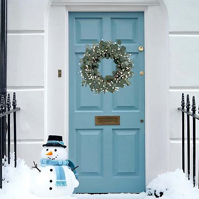 22" Eucalyptus Wreath Christmas Front Door Decoration