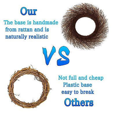 18 inch Rattan Twig Wreath Base DIY Rustic Decor