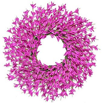 26" Spring Wreath Floral Farmhouse Door Decor