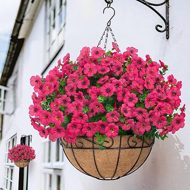 Artificial Hanging Flowers UV Resistant Silk Decoration