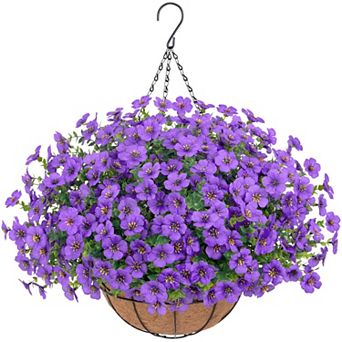Artificial Hanging Flowers UV Resistant Silk Decoration