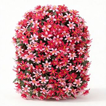 Artificial Lily Hanging Baskets UV Resistant Faux Vines