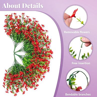 Artificial Hanging Eucalyptus Basket Spring Decor