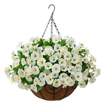 Artificial Hanging Flowers Basket Outdoor Decor
