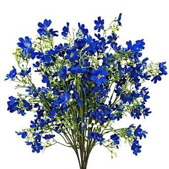 10 pc Silk Flowers Long Stems Tall Vase Wedding Decor