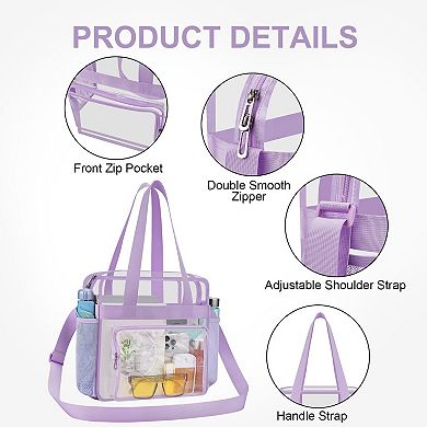 Clear Stadium Messenger Bag